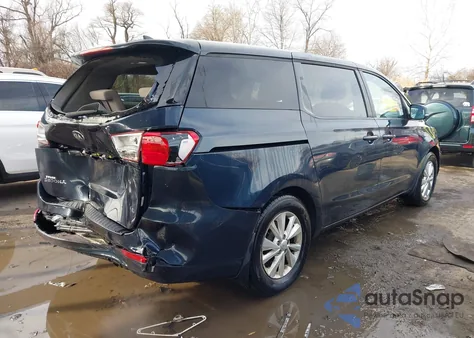 2017 Kia Sedona Lx from USA, damaged, VIN KNDMB5C13H6300900